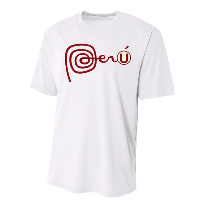 Club U.N.I.V.E.R.S.I.T.A.R.I.O De Deportes Peru Futbol Soccer Performance Sprint T-Shirt