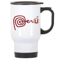 Club U.N.I.V.E.R.S.I.T.A.R.I.O De Deportes Peru Futbol Soccer Stainless Steel Travel Mug