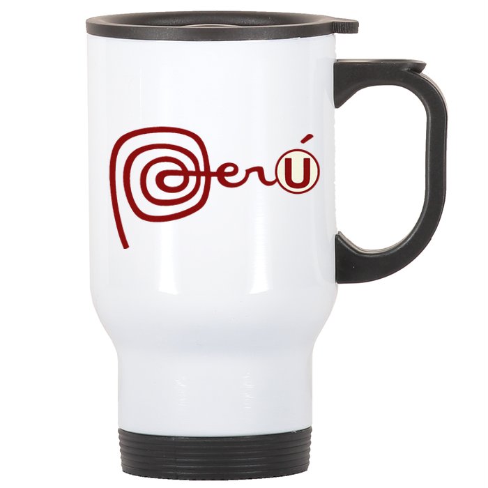 Club U.N.I.V.E.R.S.I.T.A.R.I.O De Deportes Peru Futbol Soccer Stainless Steel Travel Mug