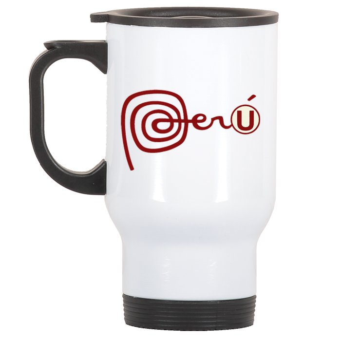 Club U.N.I.V.E.R.S.I.T.A.R.I.O De Deportes Peru Futbol Soccer Stainless Steel Travel Mug