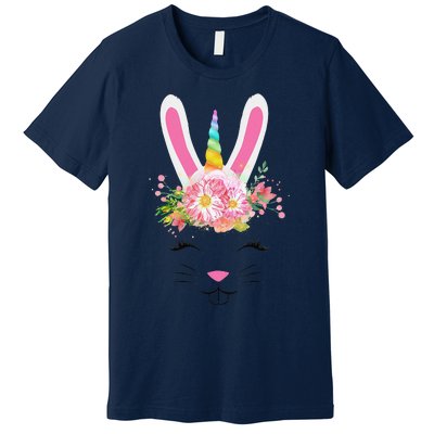 Cute Unicorn Easter Bunny Premium T-Shirt