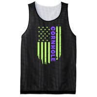 Cornhole Us Flag Mesh Reversible Basketball Jersey Tank