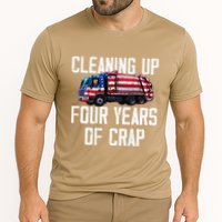 Cleaning Up Four Years Of Crap Funny Trump Garbage Cooling Performance Crew T-Shirt