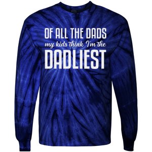 Cute Ungrammatical Funny Fathers Day Dad Birthday From Tie-Dye Long Sleeve Shirt