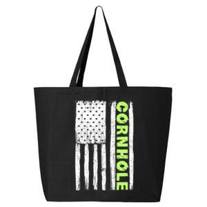 Cornhole Us Flag 25L Jumbo Tote