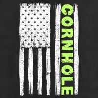 Cornhole Us Flag Golf Towel