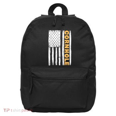Cornhole Us Flag 16 in Basic Backpack
