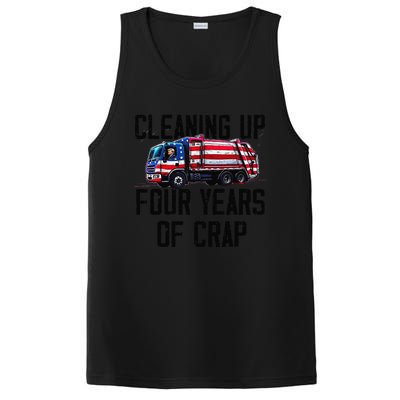 Cleaning Up Four Years Of Crap Funny Trump Garbage PosiCharge Competitor Tank