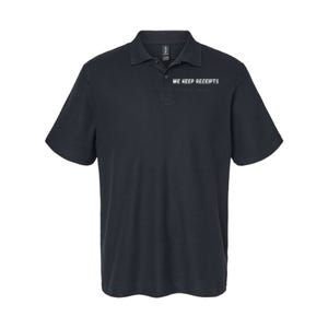 Colorado University Football Coach Prime Deion Sanders Fan We Keep Receipts Team Softstyle Adult Sport Polo