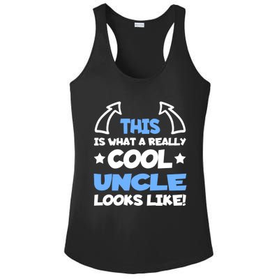 Cool Uncle Future Uncle Unclegifttogiftbe Fun Outfit For Uncles Great Gift Ladies PosiCharge Competitor Racerback Tank