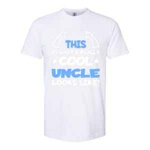 Cool Uncle Future Uncle Unclegifttogiftbe Fun Outfit For Uncles Great Gift Softstyle CVC T-Shirt