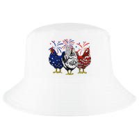 Chicken Usa Flag Patriotic Chicken Lover 4th Of July Cool Comfort Performance Bucket Hat