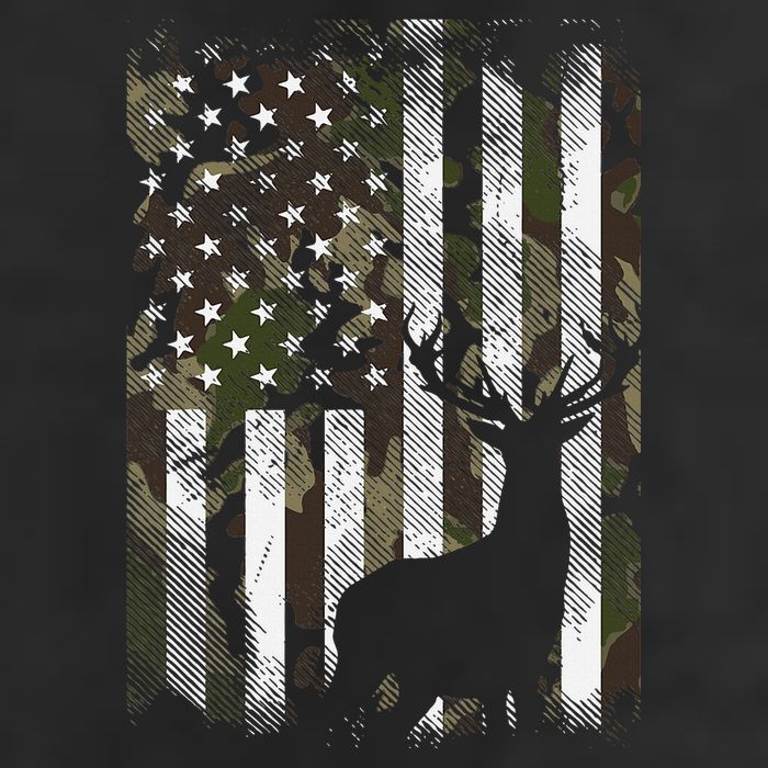 Camo Us Flag Deer Elk Buck Camoflage Hunting Hunter Dad Adult Drive Performance Visor