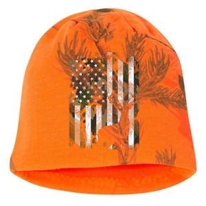 Camo Us Flag Deer Elk Buck Camoflage Hunting Hunter Dad Kati - Camo Knit Beanie