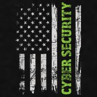 Cybersecurity USA Flag Computer Engineer Programmer Hacker Ladies PosiCharge Tri-Blend Wicking Tank