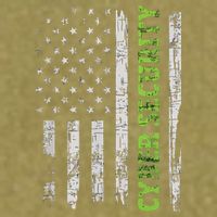 Cybersecurity USA Flag Computer Engineer Programmer Hacker Garment-Dyed Women's Muscle Tee