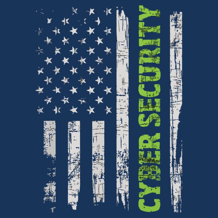 Cybersecurity USA Flag Computer Engineer Programmer Hacker Infant Baby Jersey Bodysuit