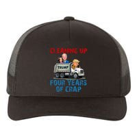 Cleaning Up Four Years Of Crap Funny Trump Garbage Truck Yupoong Adult 5-Panel Trucker Hat