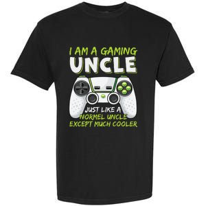 Crazy Uncle Funny Uncle Gaming Video Game Uncle Garment-Dyed Heavyweight T-Shirt