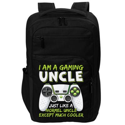 Crazy Uncle Funny Uncle Gaming Video Game Uncle Impact Tech Backpack