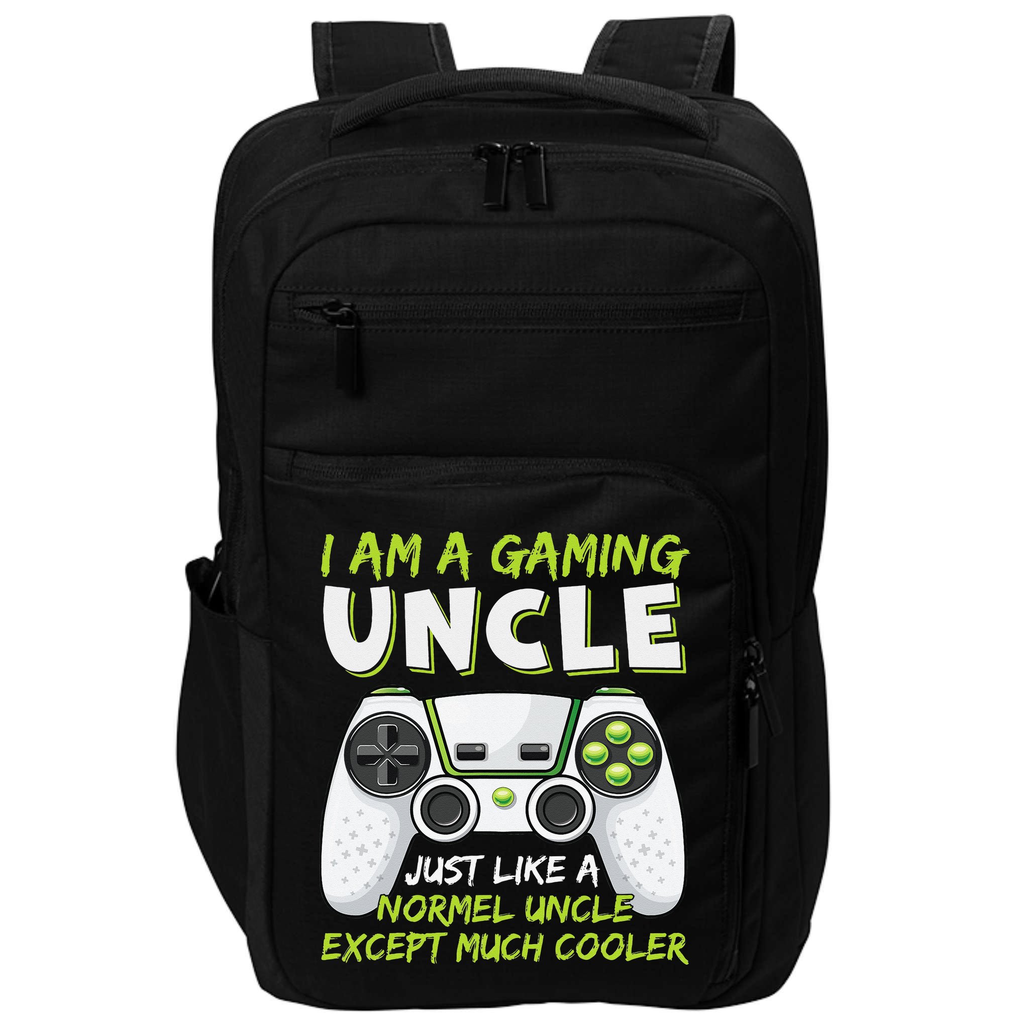 Crazy Uncle Funny Uncle Gaming Video Game Uncle Impact Tech Backpack