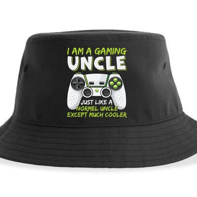 Crazy Uncle Funny Uncle Gaming Video Game Uncle Sustainable Bucket Hat