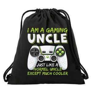 Crazy Uncle Funny Uncle Gaming Video Game Uncle Drawstring Bag