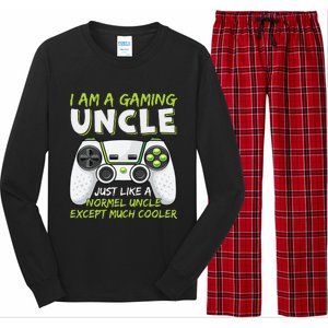 Crazy Uncle Funny Uncle Gaming Video Game Uncle Long Sleeve Pajama Set