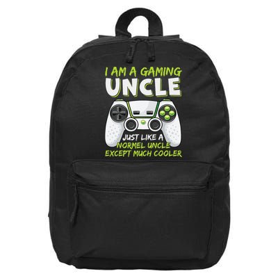 Crazy Uncle Funny Uncle Gaming Video Game Uncle 16 in Basic Backpack