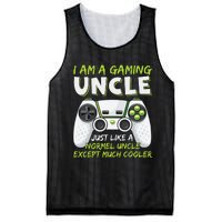 Crazy Uncle Funny Uncle Gaming Video Game Uncle Mesh Reversible Basketball Jersey Tank