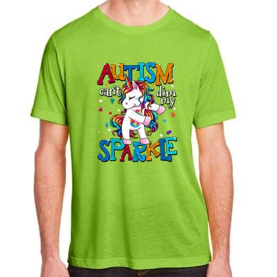 Cute Unicorn For Autism Mom Girl Gift Autism Awareness Adult ChromaSoft Performance T-Shirt