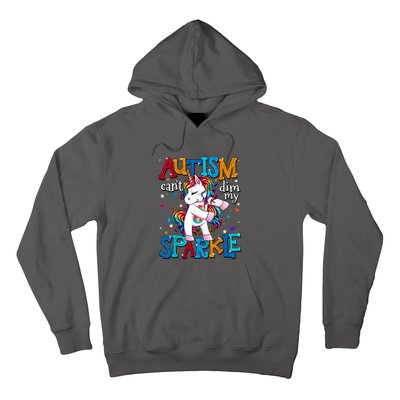 Cute Unicorn For Autism Mom Girl Gift Autism Awareness Hoodie