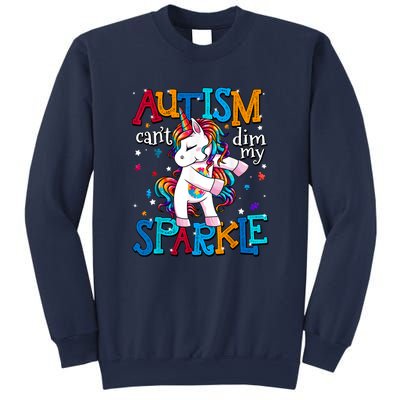 Cute Unicorn For Autism Mom Girl Gift Autism Awareness Sweatshirt