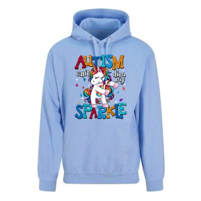 Cute Unicorn For Autism Mom Girl Gift Autism Awareness Unisex Surf Hoodie