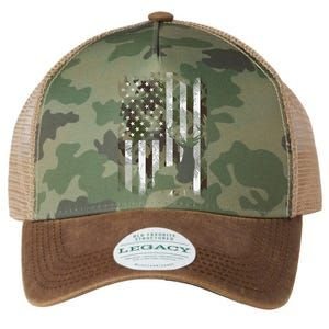 Camo US Flag Deer Elk Buck Camoflage Hunting Hunter Dad Gift Legacy Tie Dye Trucker Hat