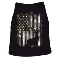 Camo US Flag Deer Elk Buck Camoflage Hunting Hunter Dad Gift Doggie Tank