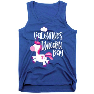 Cute Unicorn Face Valentine's Day Gift Tee Gift Tank Top