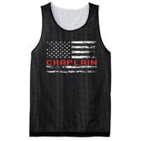 Chaplain Usa Flag Profession Retro Job Title Mesh Reversible Basketball Jersey Tank