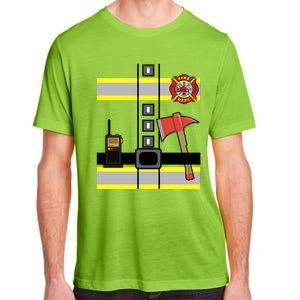 Cute Us Firefighter Costume Halloween Ready! Gift Adult ChromaSoft Performance T-Shirt