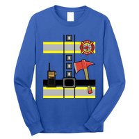 Cute Us Firefighter Costume Halloween Ready! Gift Long Sleeve Shirt