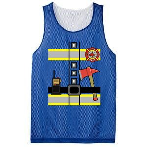 Cute Us Firefighter Costume Halloween Ready! Gift Mesh Reversible Basketball Jersey Tank