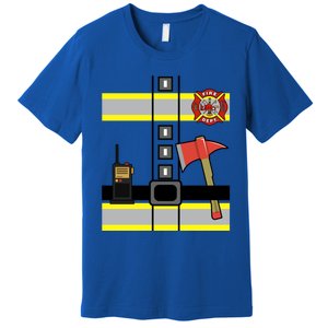 Cute Us Firefighter Costume Halloween Ready! Gift Premium T-Shirt