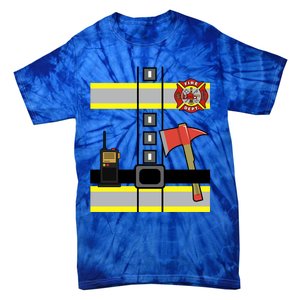 Cute Us Firefighter Costume Halloween Ready! Gift Tie-Dye T-Shirt