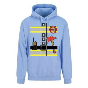 Cute Us Firefighter Costume Halloween Ready! Gift Unisex Surf Hoodie