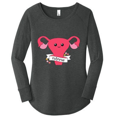 Cuterus Uterus Feminist Lgbt Feminism Women's Perfect Tri Tunic Long Sleeve Shirt