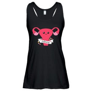 Cuterus Uterus Feminist Lgbt Feminism Ladies Essential Flowy Tank