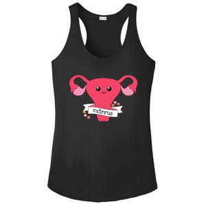 Cuterus Uterus Feminist Lgbt Feminism Ladies PosiCharge Competitor Racerback Tank