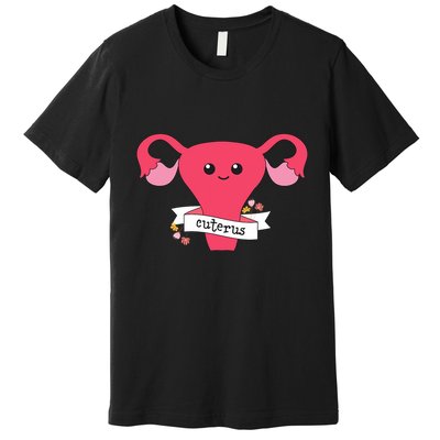 Cuterus Uterus Feminist Lgbt Feminism Premium T-Shirt