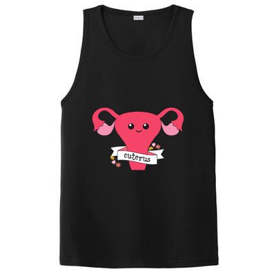 Cuterus Uterus Feminist Lgbt Feminism PosiCharge Competitor Tank