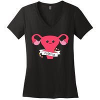 Cuterus Uterus Feminist Lgbt Feminism Women's V-Neck T-Shirt